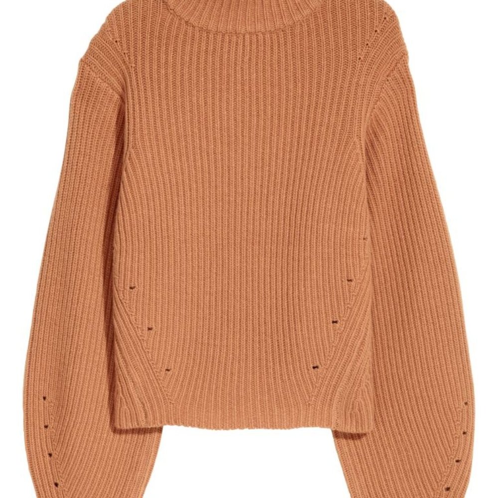 H&M Teens Girls Camel Cashmere Blend Sweater